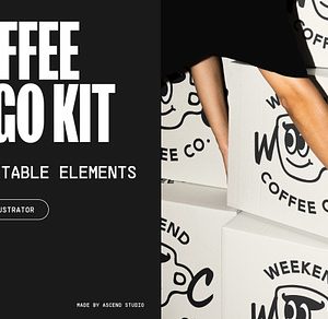 Coffee Logo Kit Template | by ASCEND