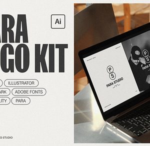 Cafe Logo Kit Template | Illustrator